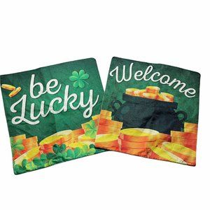 x2 St. Patrick's Day Accent Pillow Covers